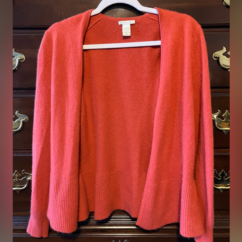 White + Warren 100% cashmere cardigan size medium
